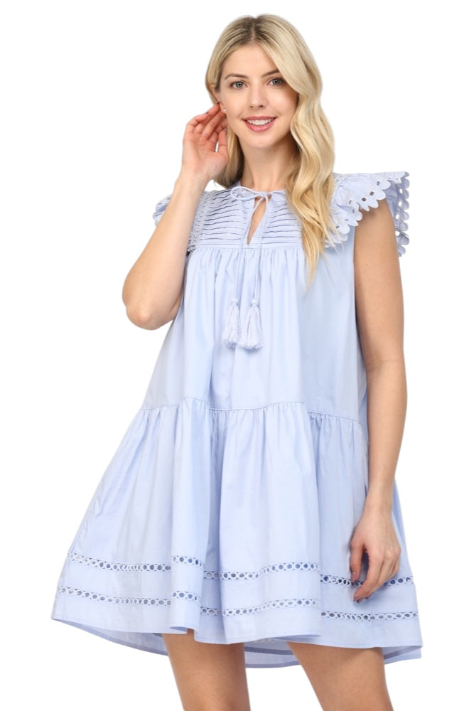 Stratton Eyelet Mini Dress