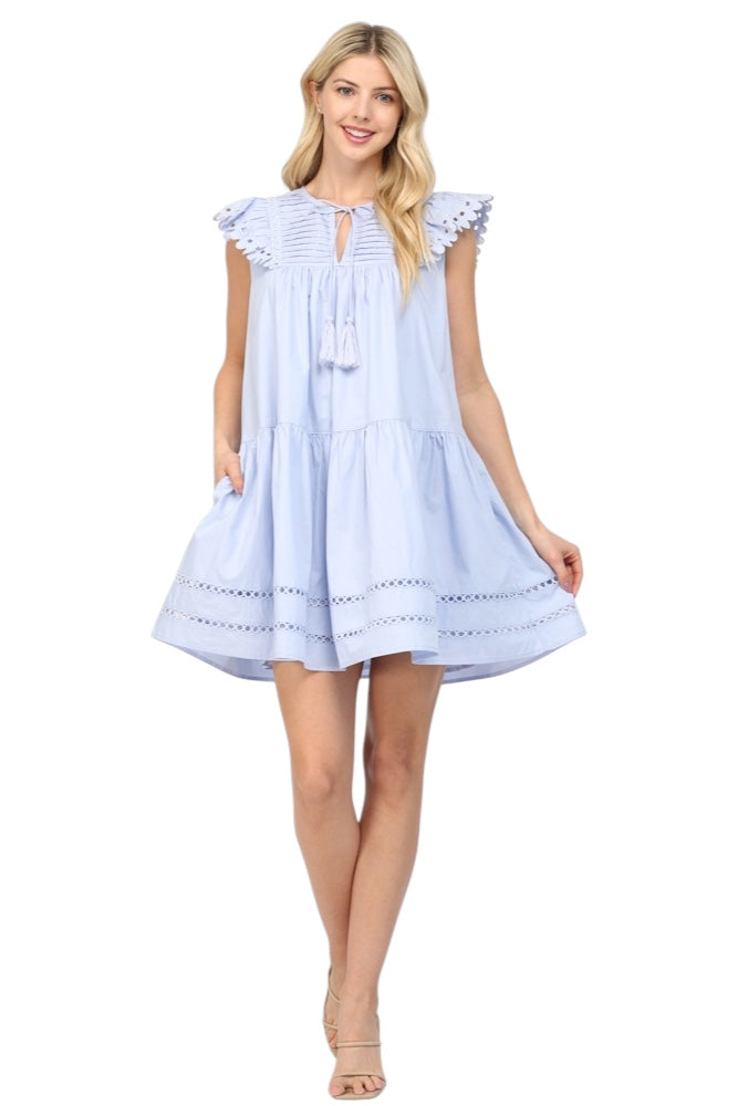 Stratton Eyelet Mini Dress
