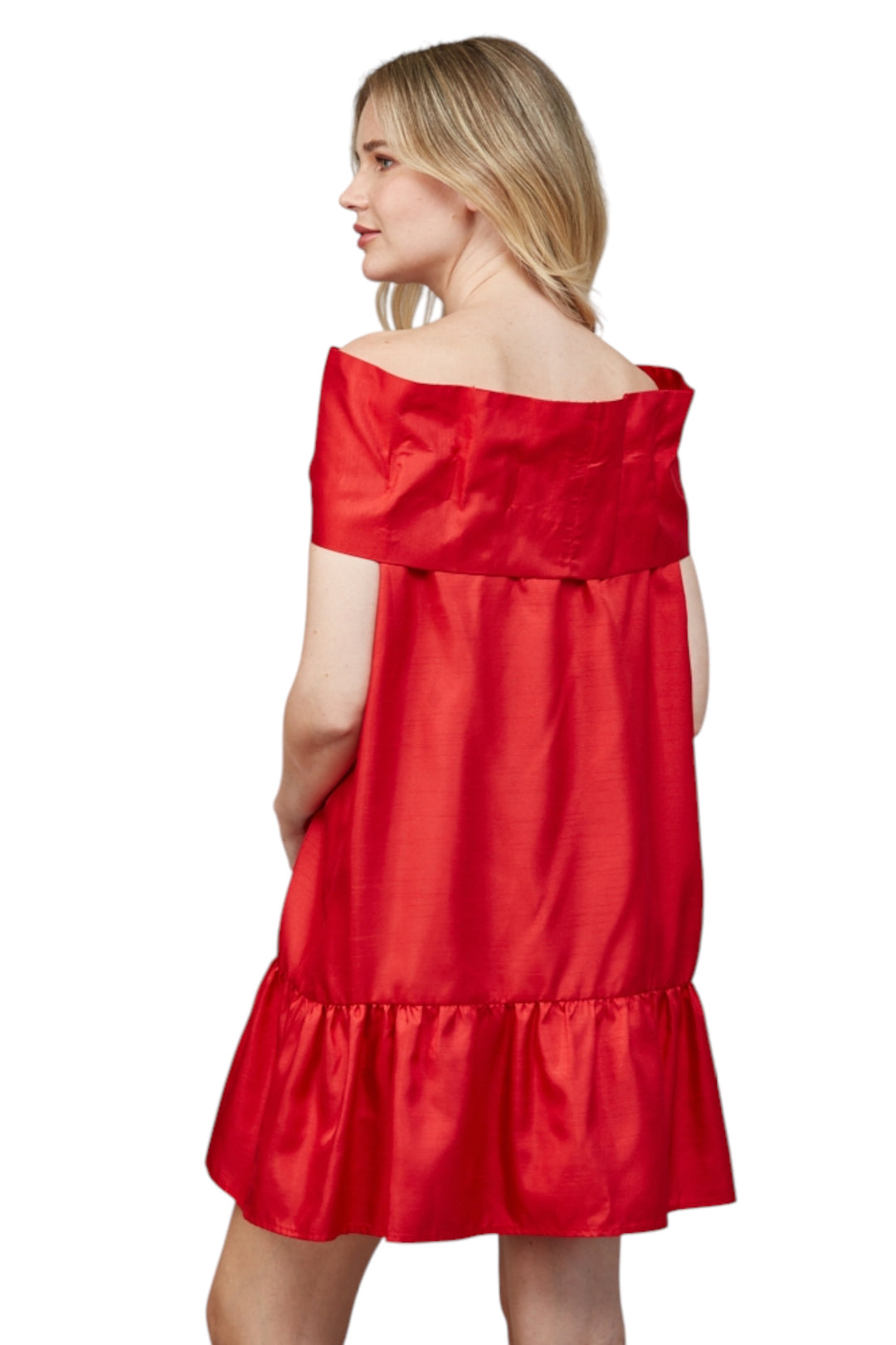 York Oversized Bow Mini Dress