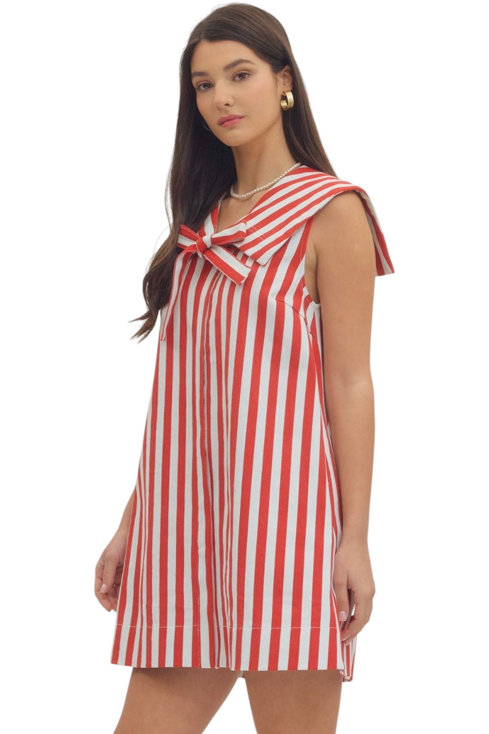 Adams Striped Mini Dress