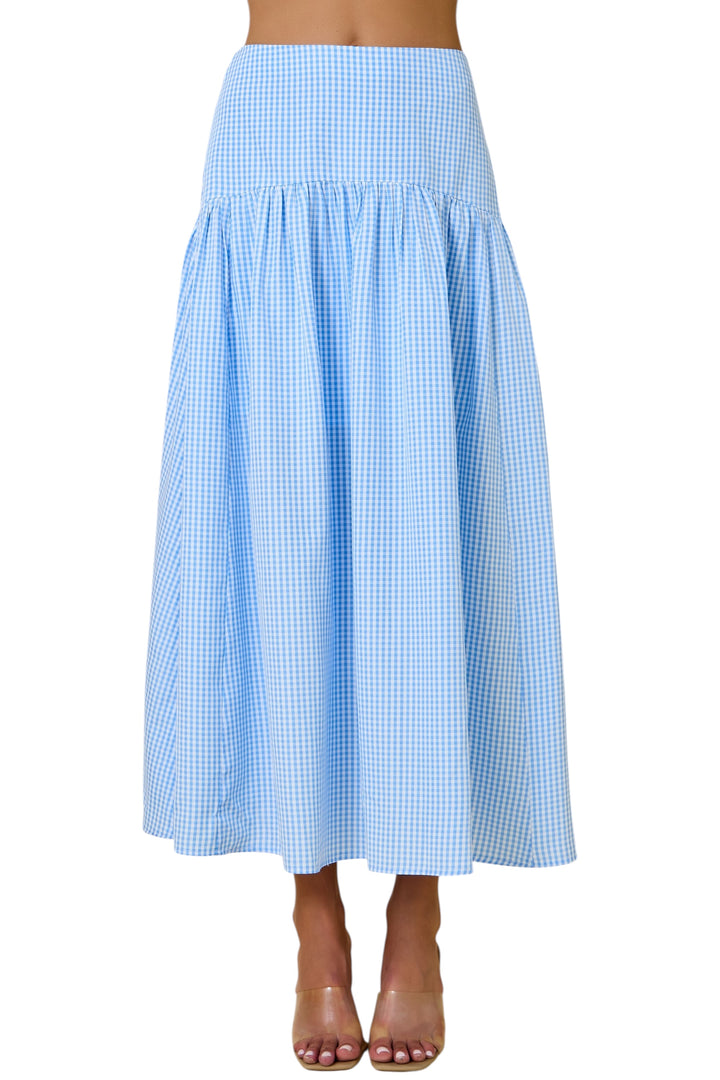 Bishop Gingham Maxi Skirt