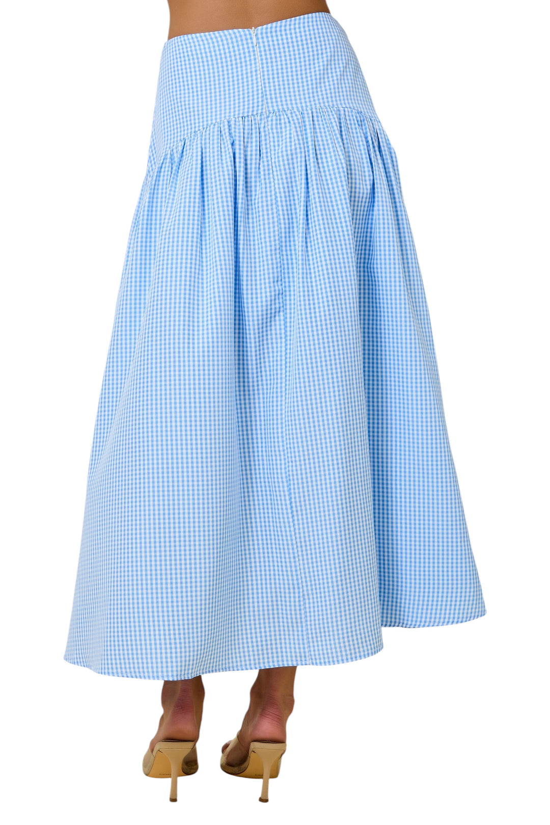 Bishop Gingham Maxi Skirt