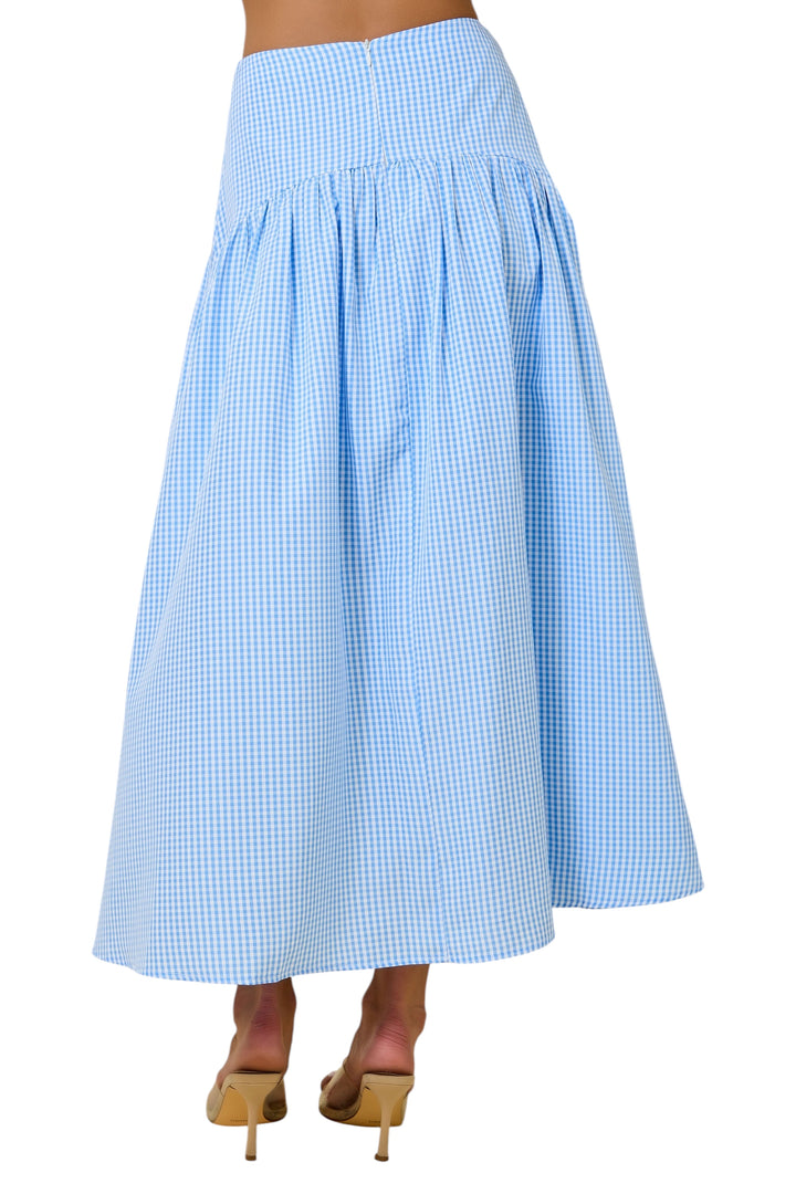 Bishop Gingham Maxi Skirt