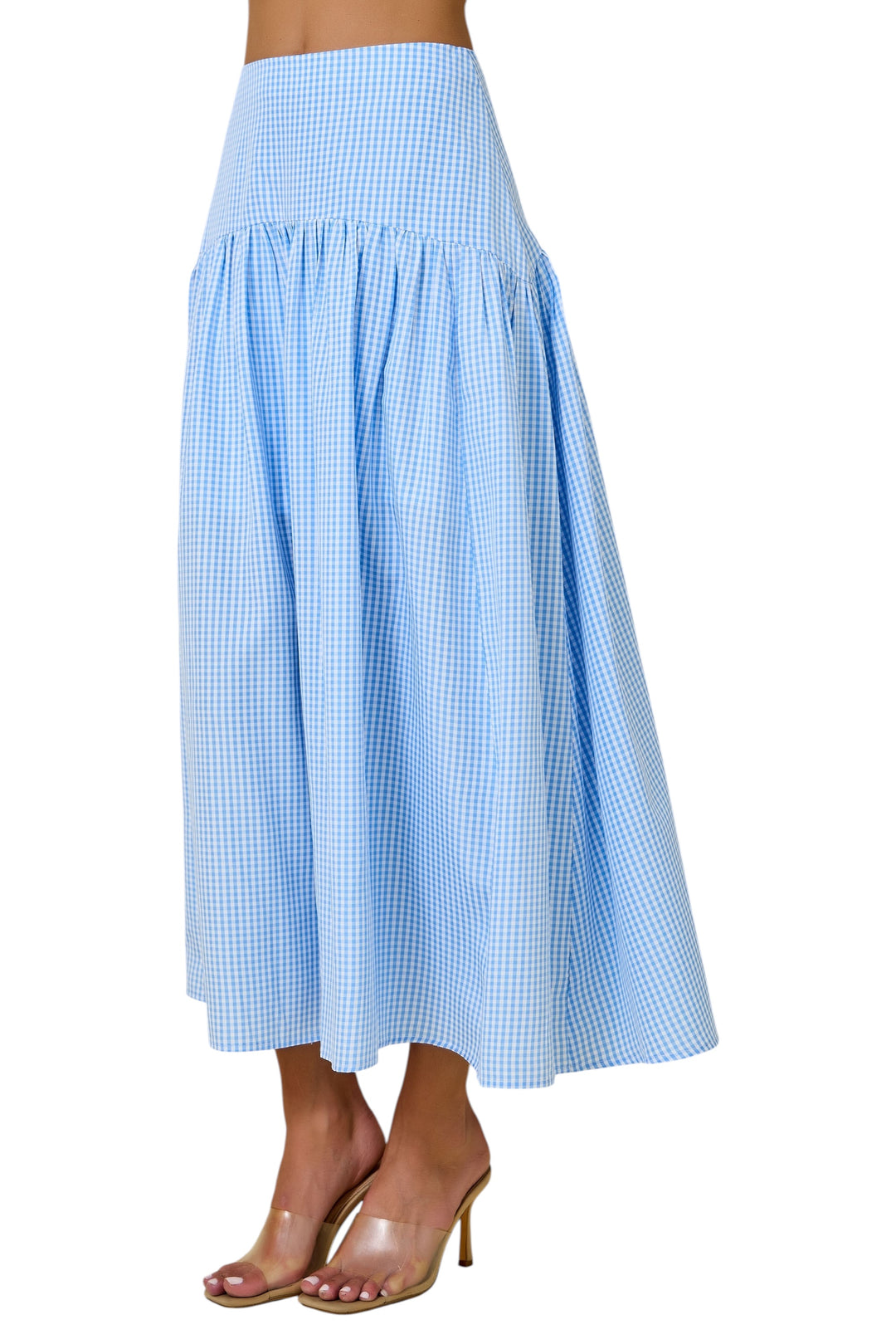 Bishop Gingham Maxi Skirt
