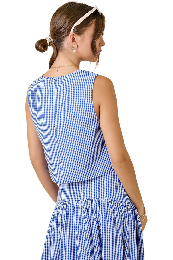 Perrin Gingham Skirt Set