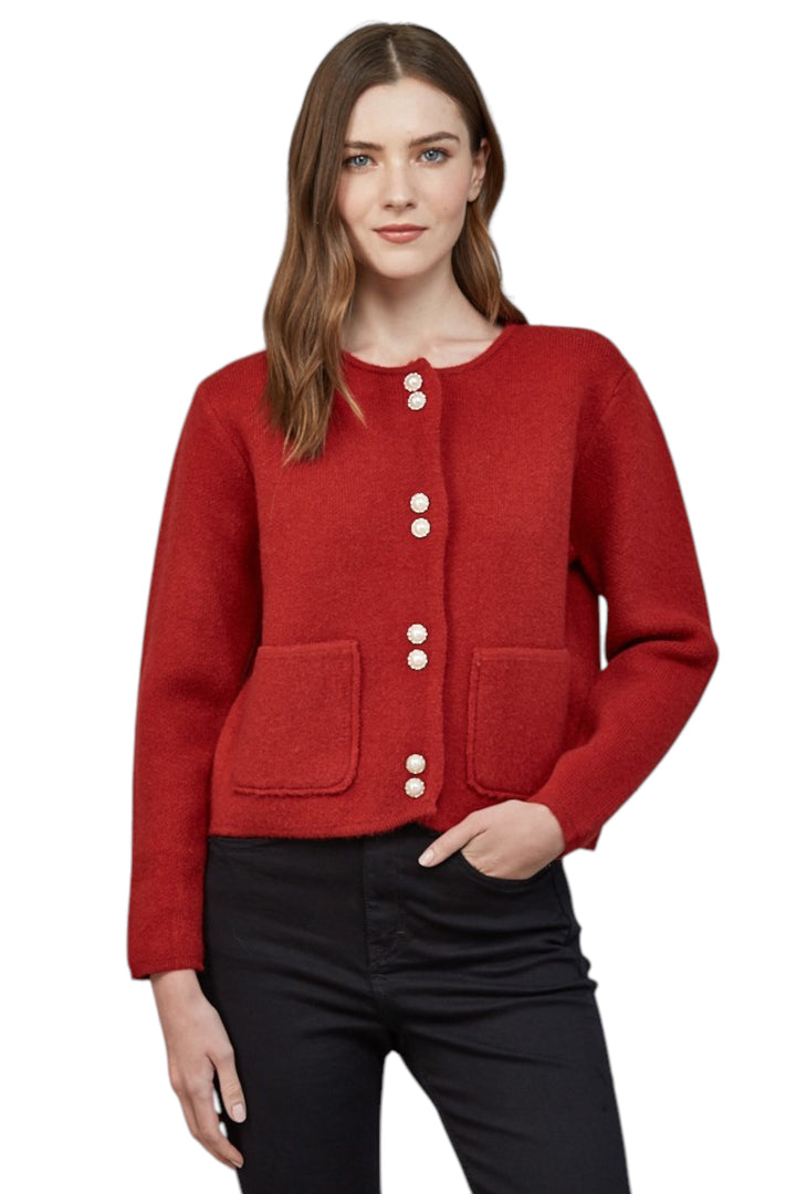 Butler Pearl Button Cardigan