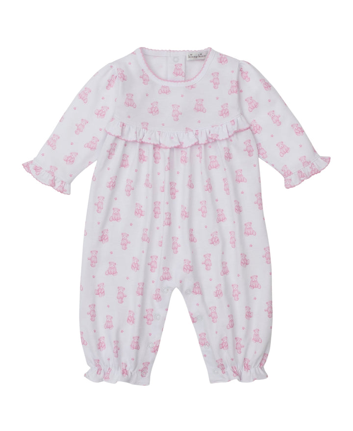 Pink Teddy Bears Kissy Kissy Playsuit