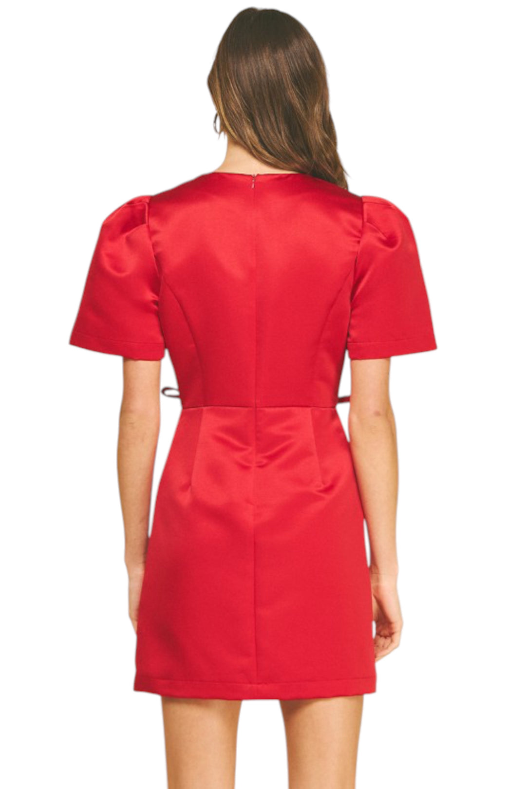 Cabot Bow Detail Mini Dress