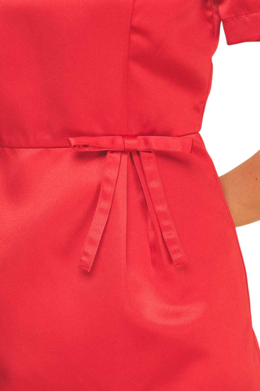 Cabot Bow Detail Mini Dress