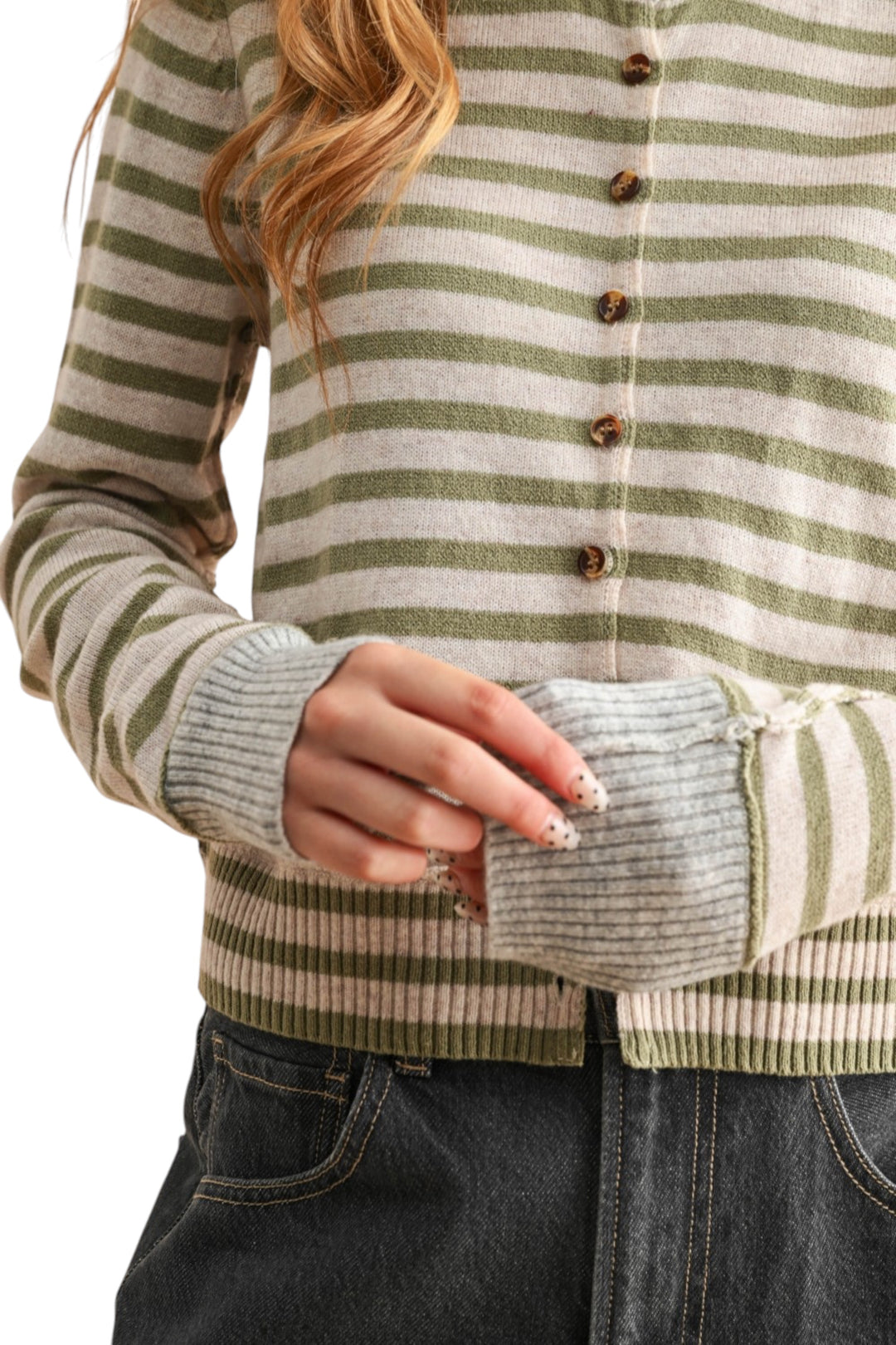 McGuire Striped Cardigan