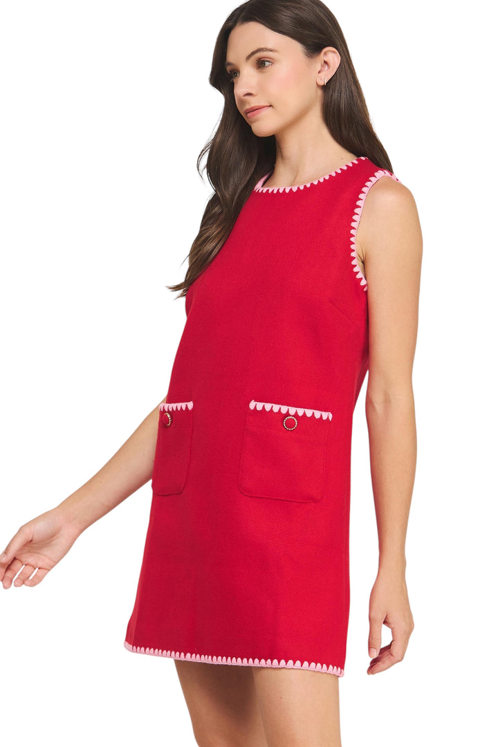 Wesley Stitched Mini Dress