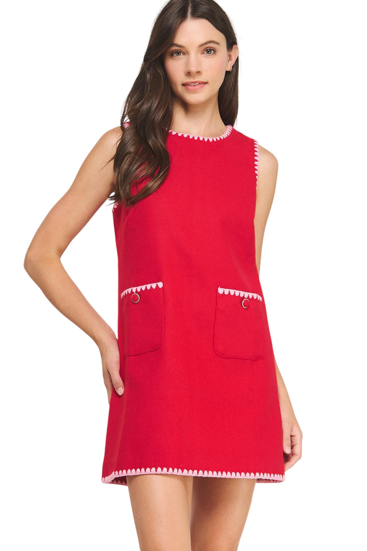 Wesley Stitched Mini Dress