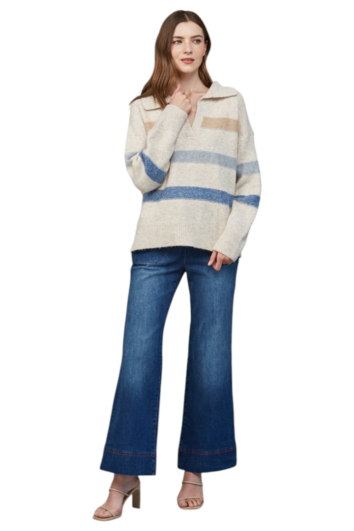 Ellis Striped Pullover Sweater