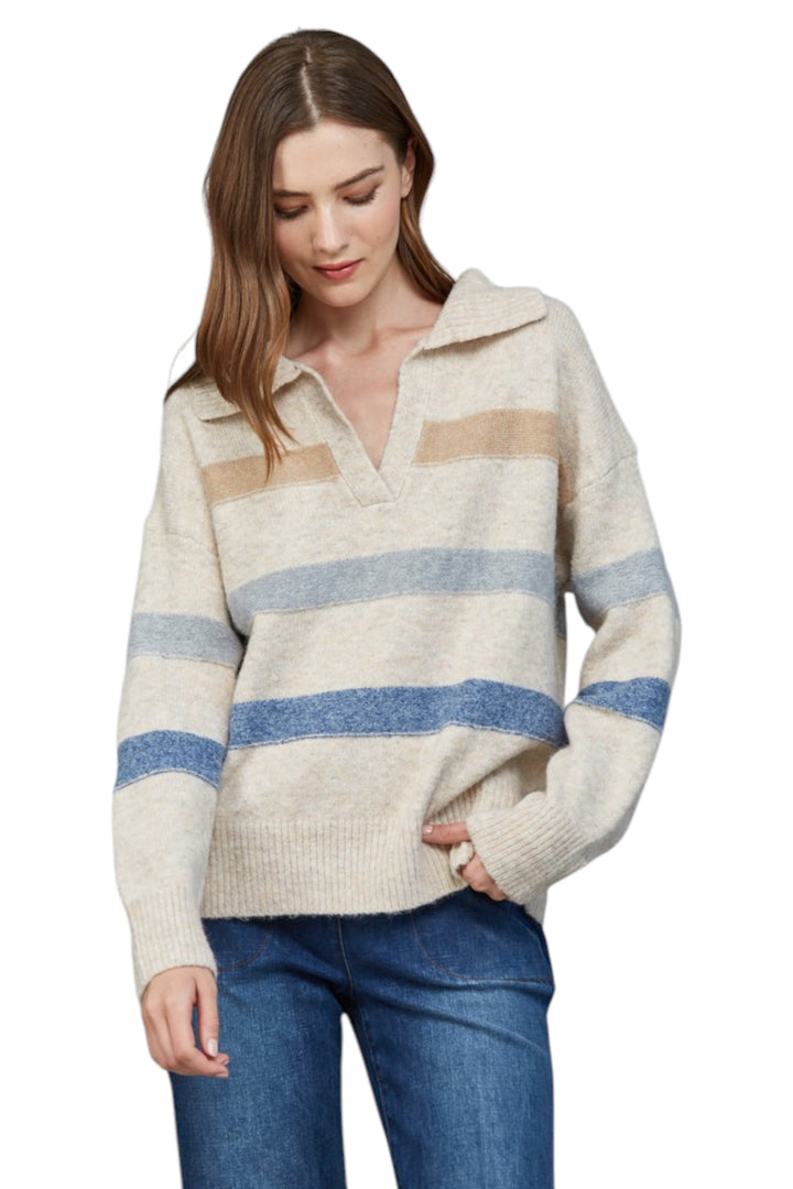 Ellis Striped Pullover Sweater