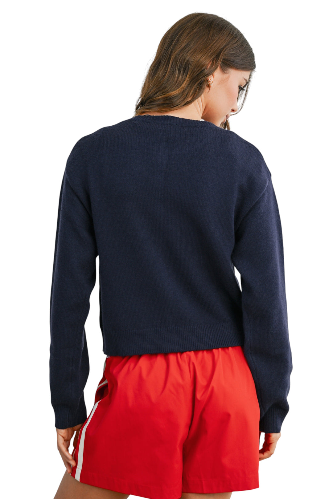 Colson Button Crop Cardigan