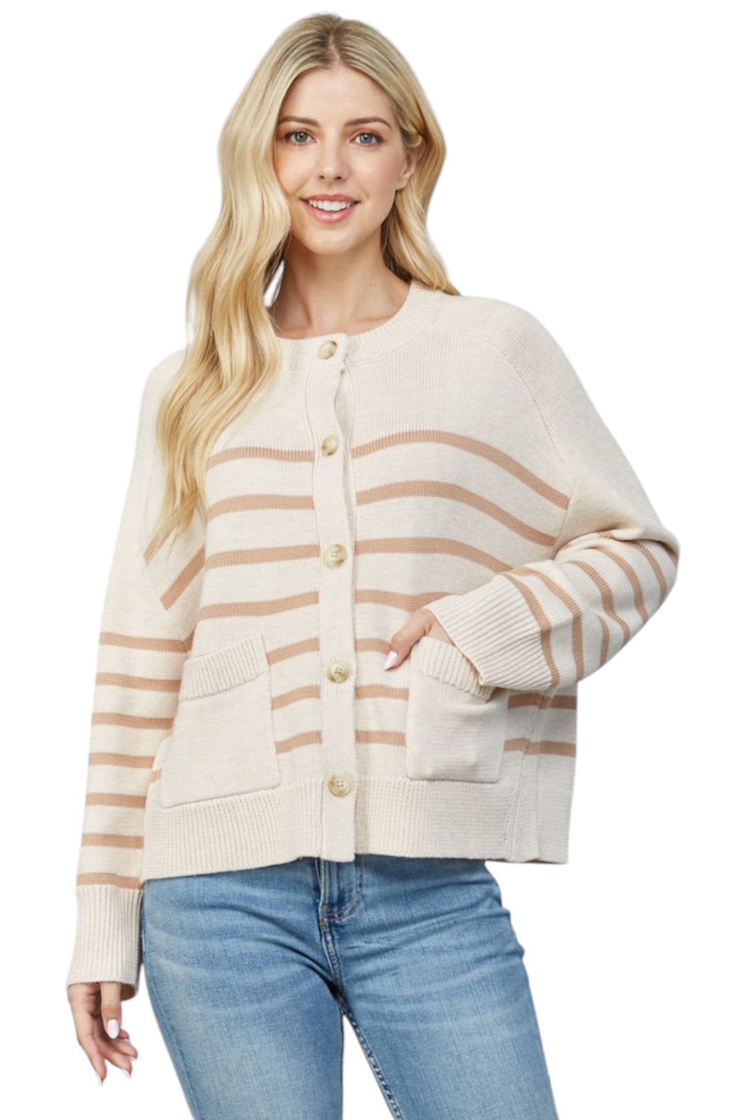 Inman Striped Cardigan