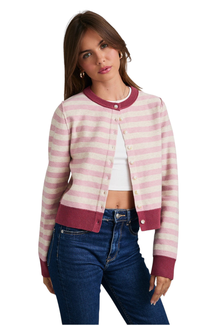 Emery Striped Cardigan