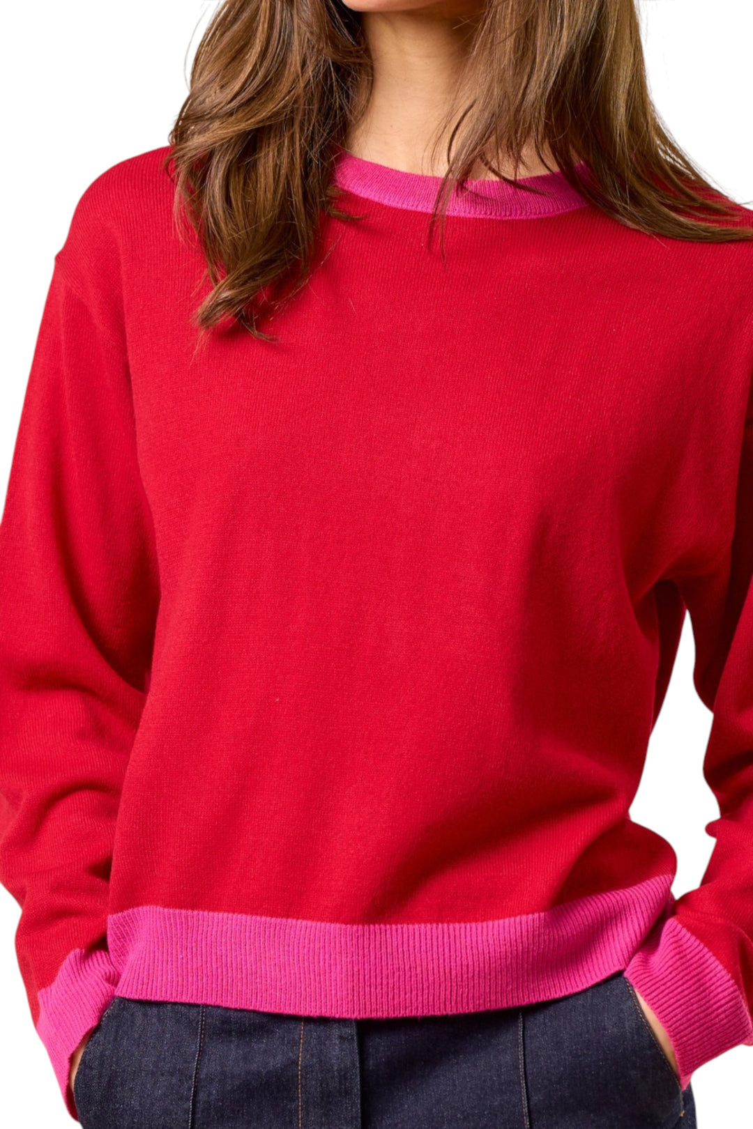 Maren Two Tone Sweater