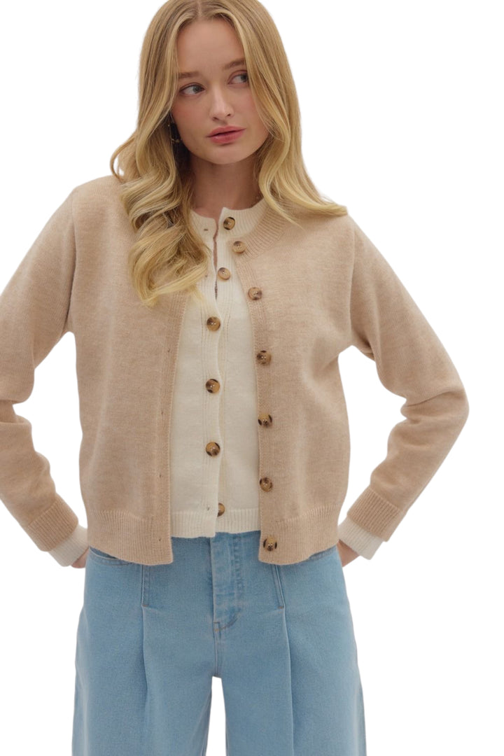 Lorna Layered Cardigan Sweater