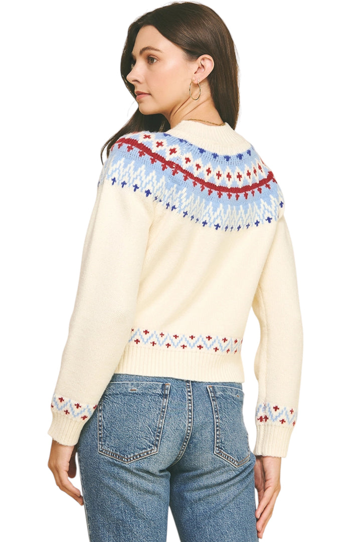 Merritt Nordic Cardigan Sweater