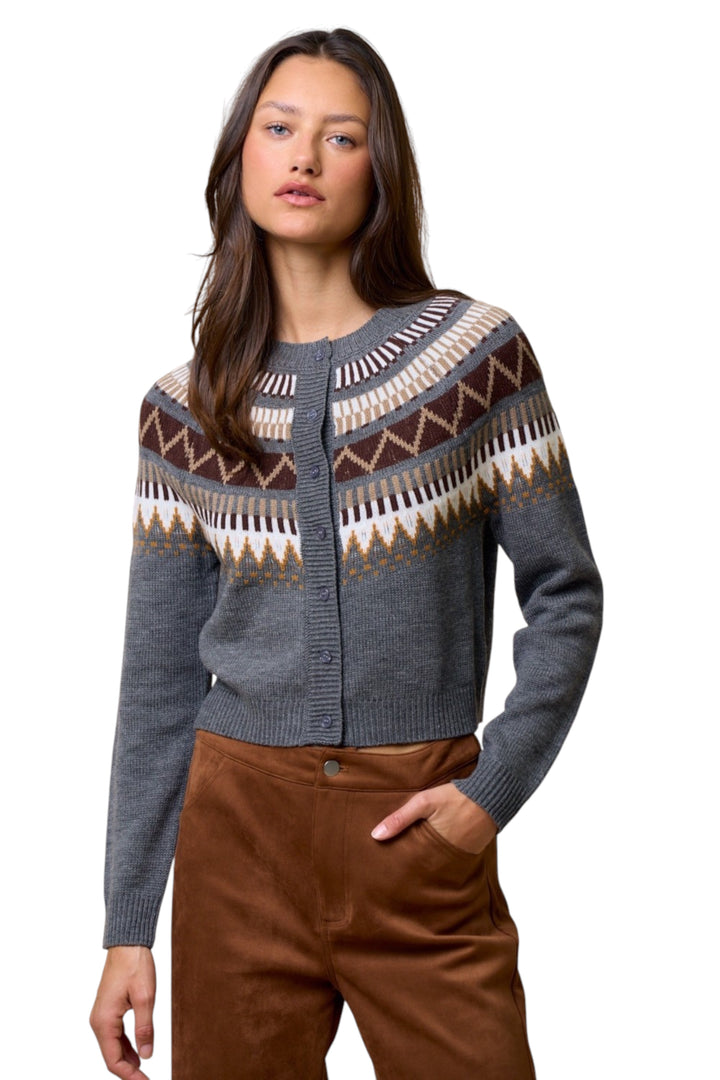 Barlowe Fair Isle Cardigan