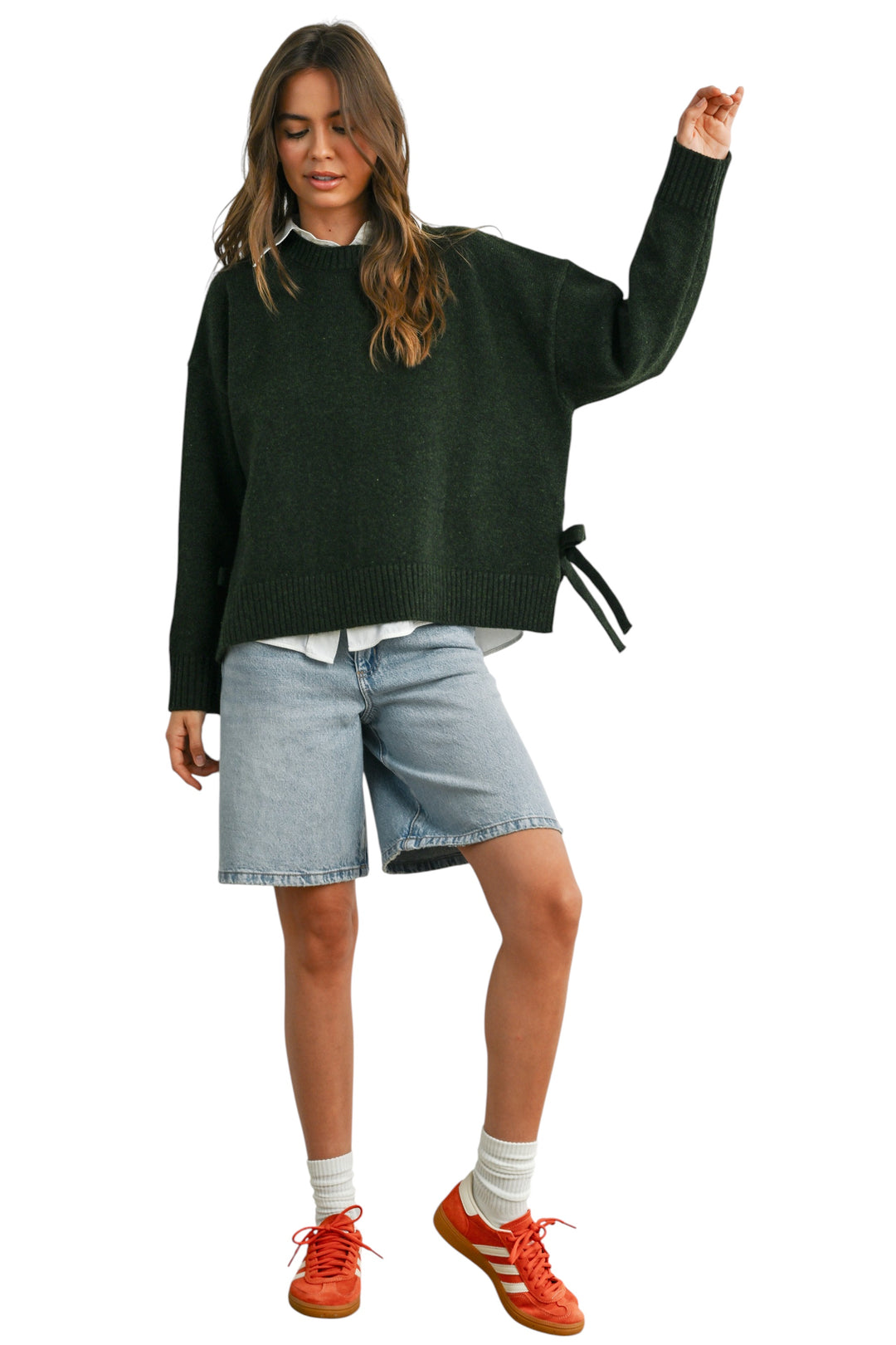 Hacker Side Tie Sweater