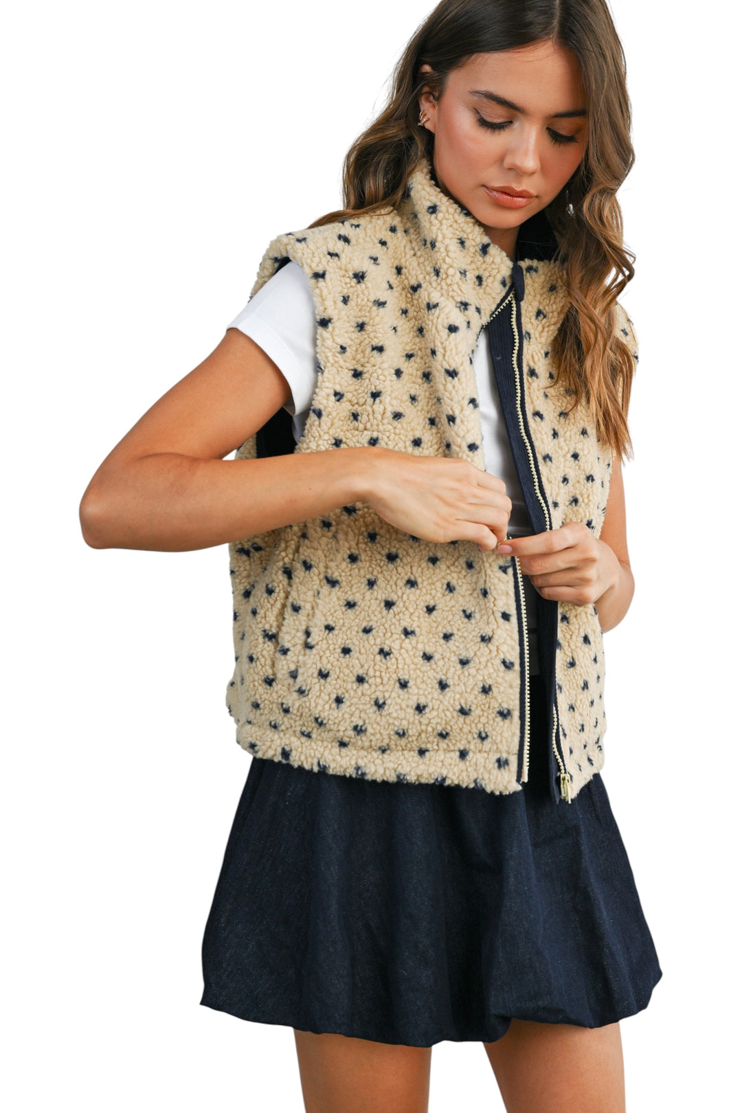 Moren Polka Dot Vest
