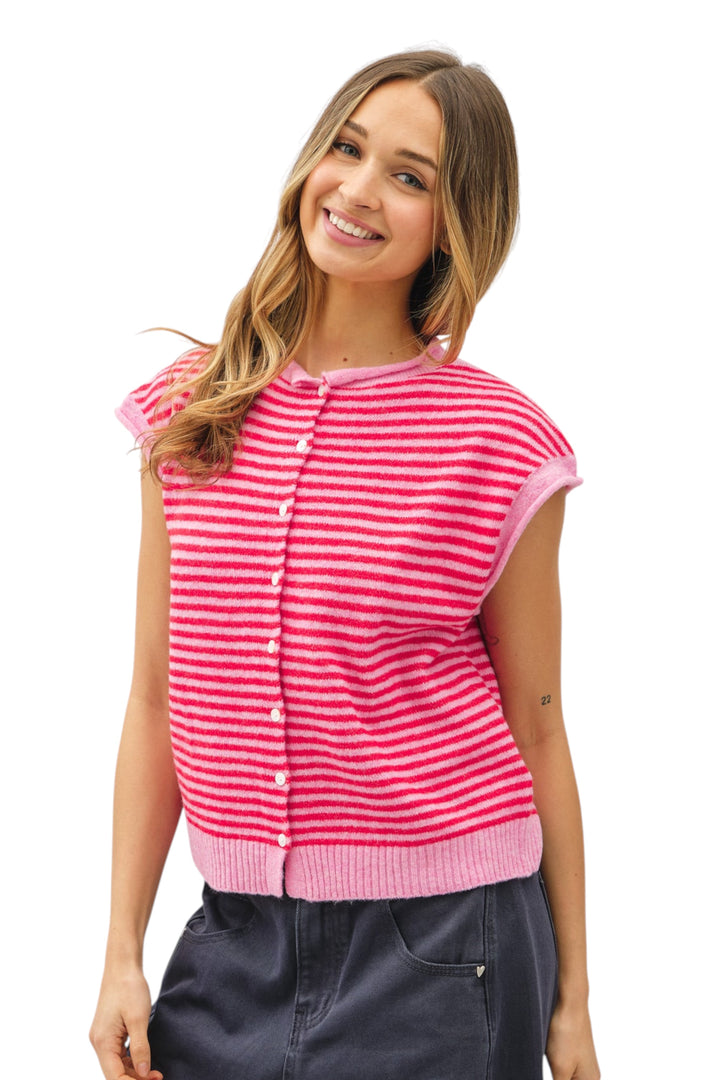 Tilly Striped Sweater Vest