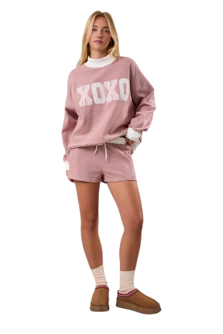 XOXO Mock Neck Set