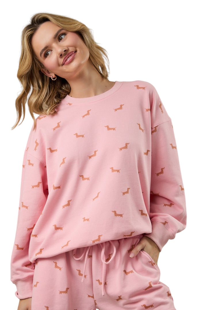 Frank Dog Printed Pullover