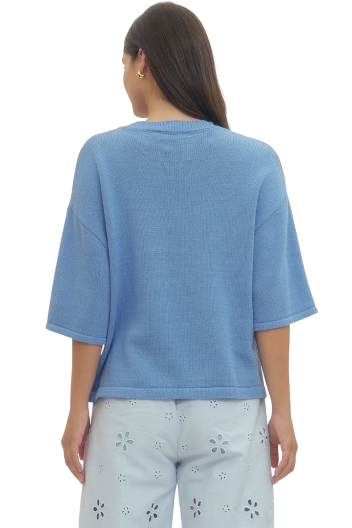 Loudon Short Sleeve Sweater