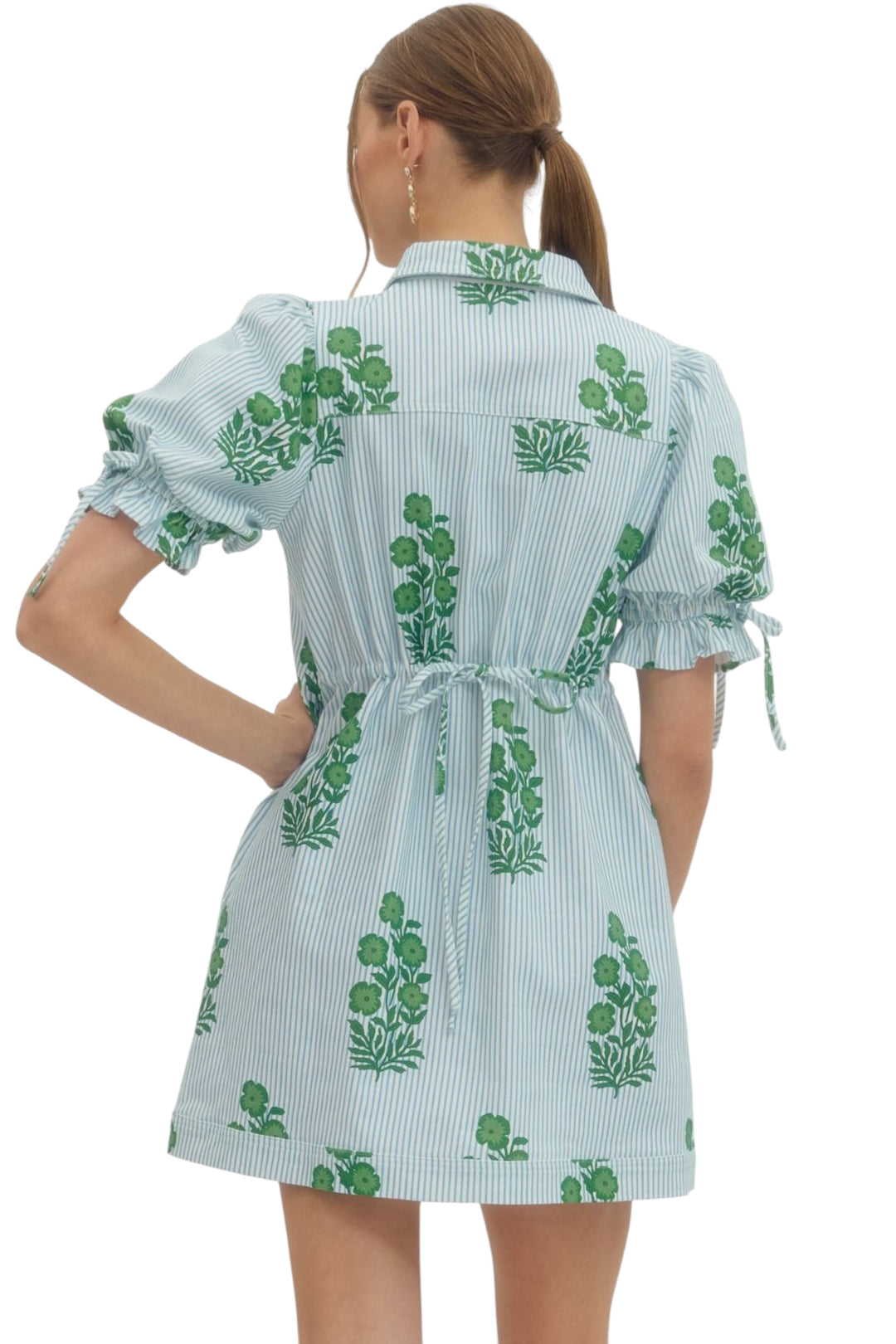 Dumont Block Print Mini Dress