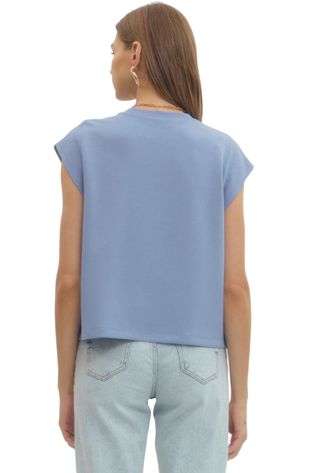 Rockwell Cap Sleeve Top
