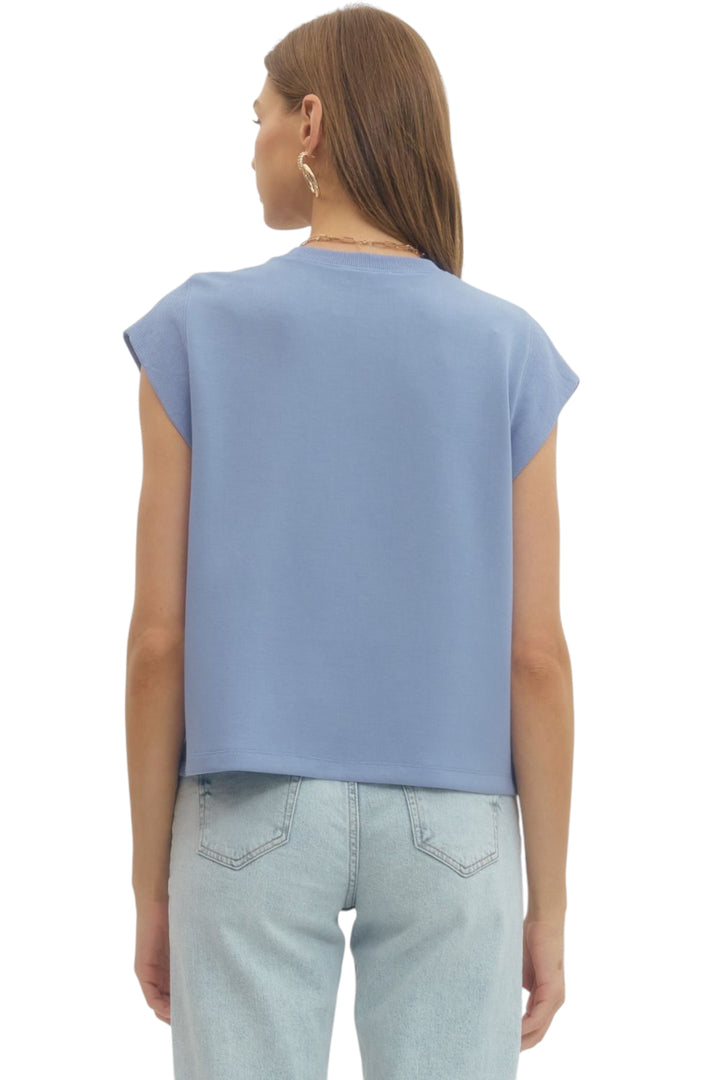 Rockwell Cap Sleeve Top