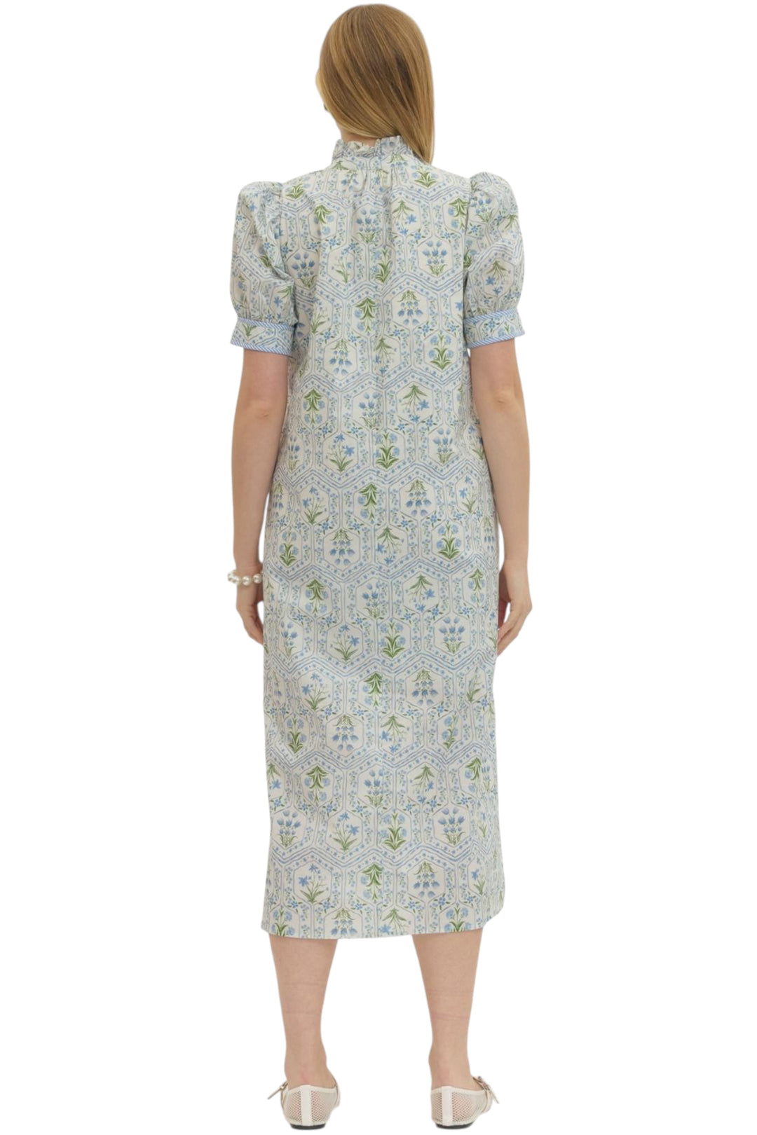 Mullins Botanical Midi Dress