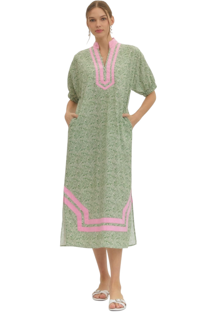 Olson Floral Midi Dress