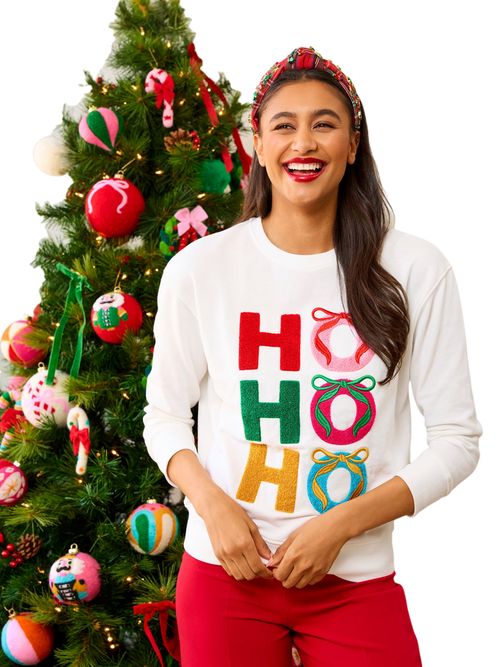 Ho Ho Ho Bows Pullover