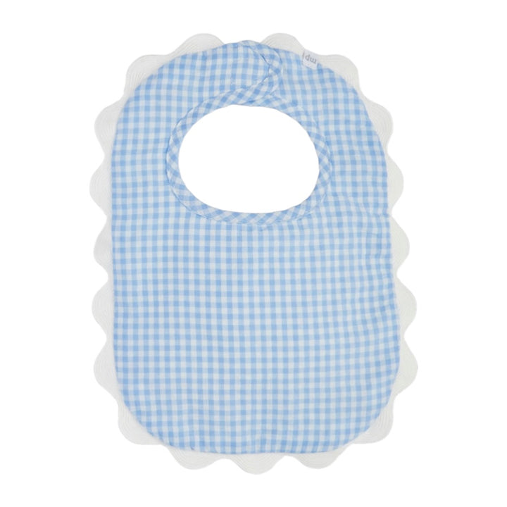 Blue Scallop Bib