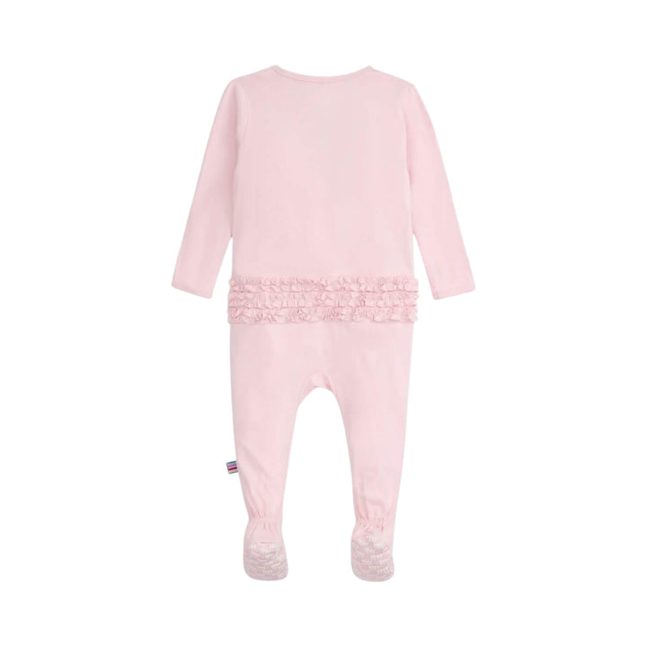 Pink Dogwood Magnetic Me Ruffle Footie