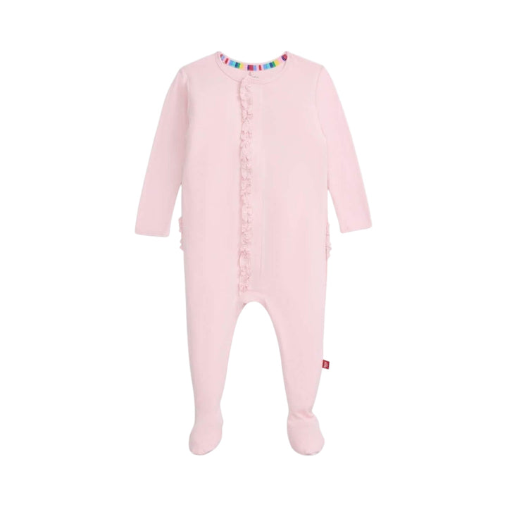 Pink Dogwood Magnetic Me Ruffle Footie
