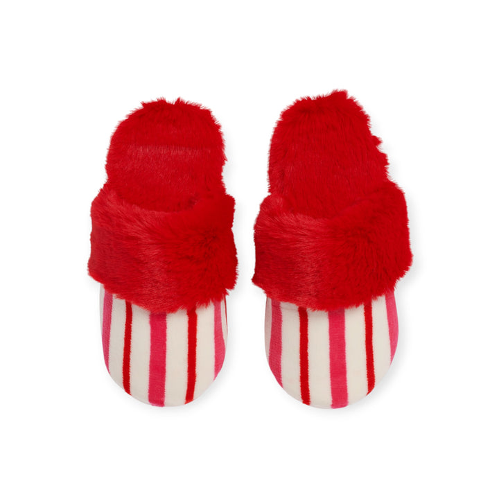 Candy Stripe Slippers