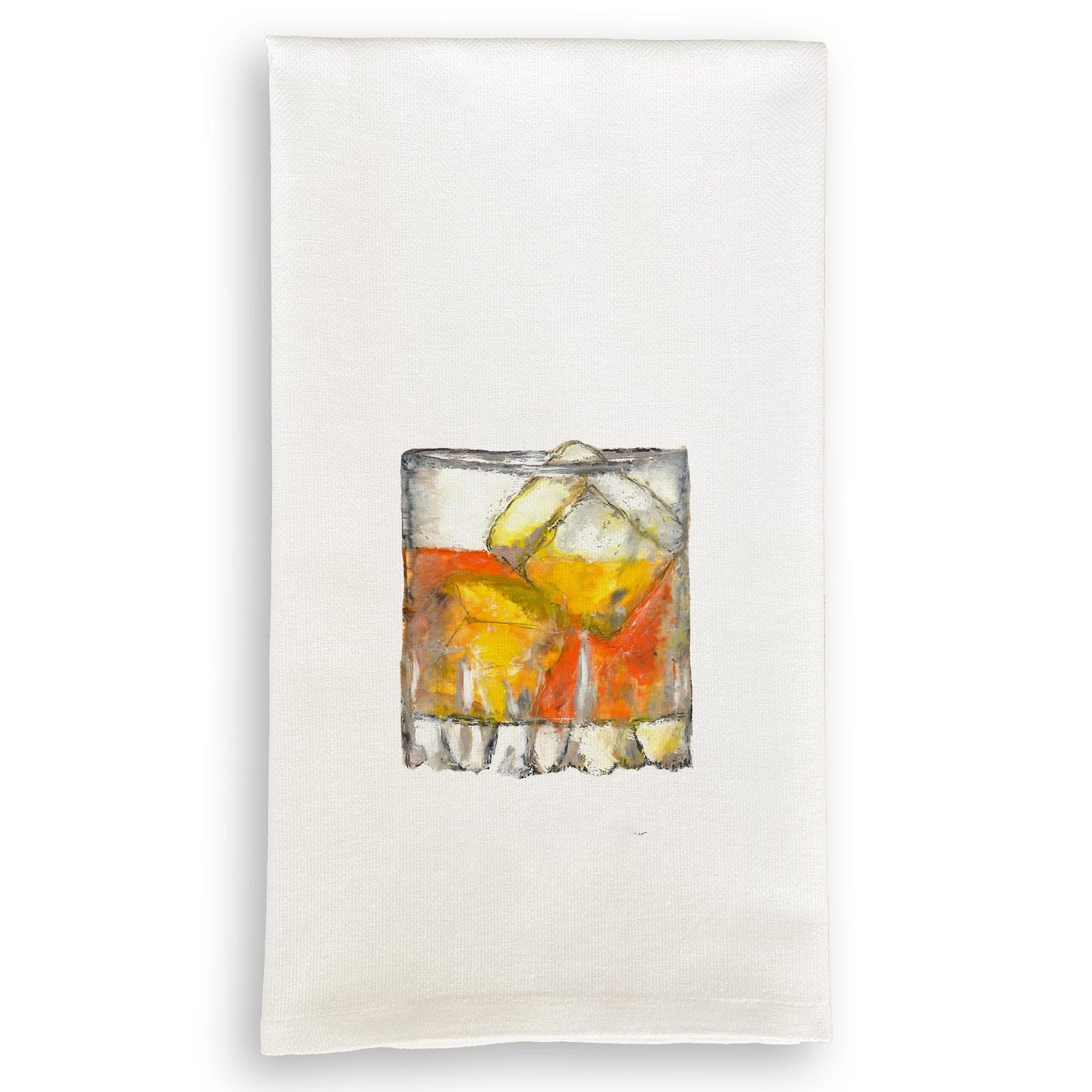 Whiskey Rocks Tea Towel