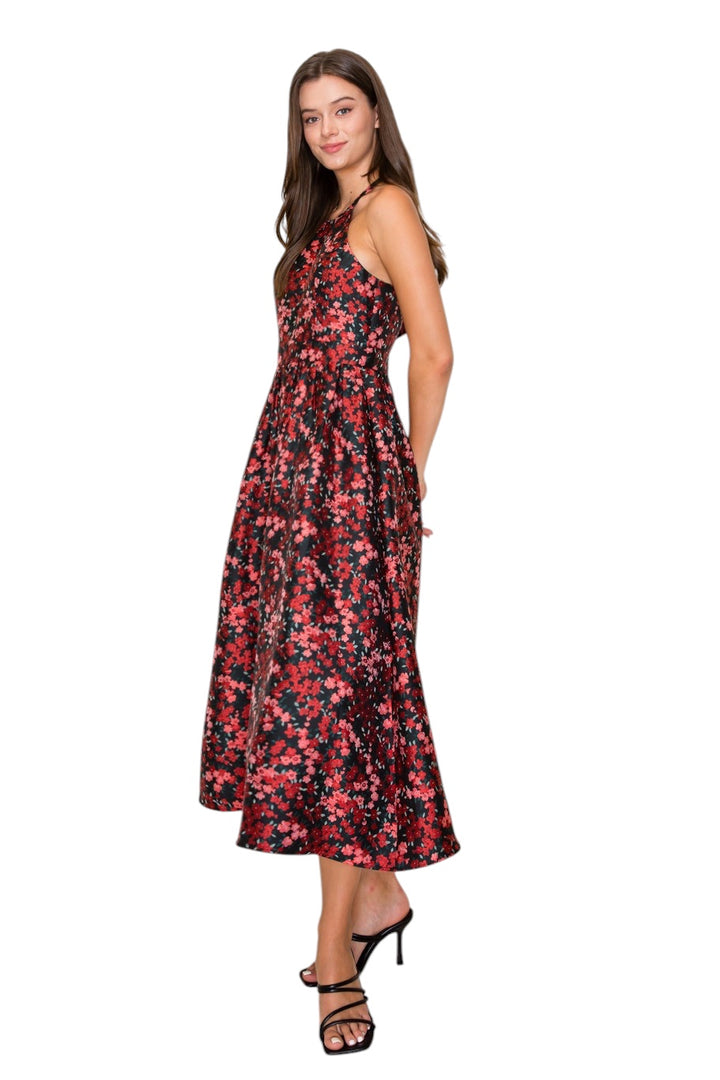 Arlow Halter Neck Midi Dress