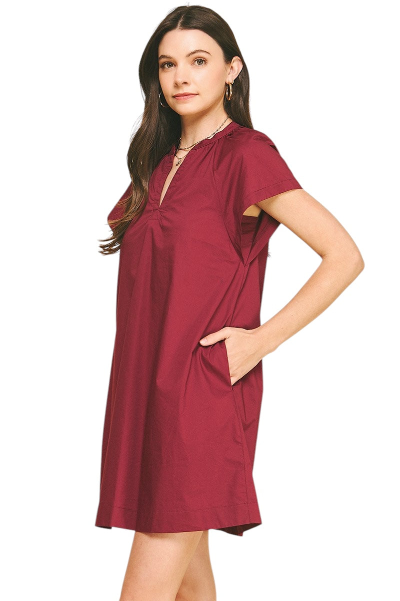 Hillard V-Neck Mini Dress