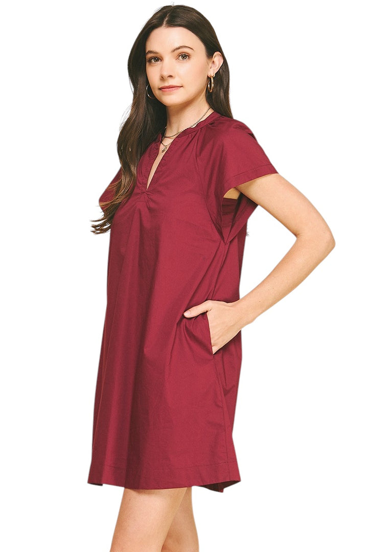 Hillard V-Neck Mini Dress