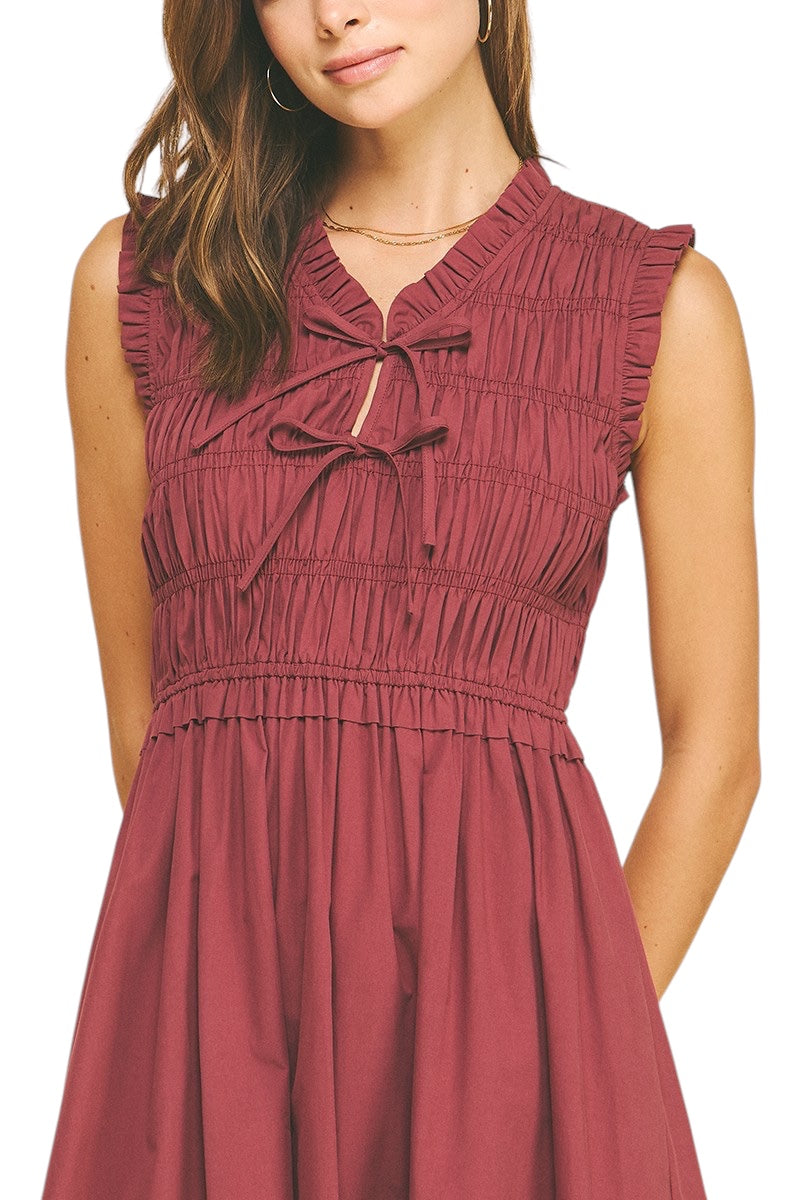 Briar Smocked Midi Dress
