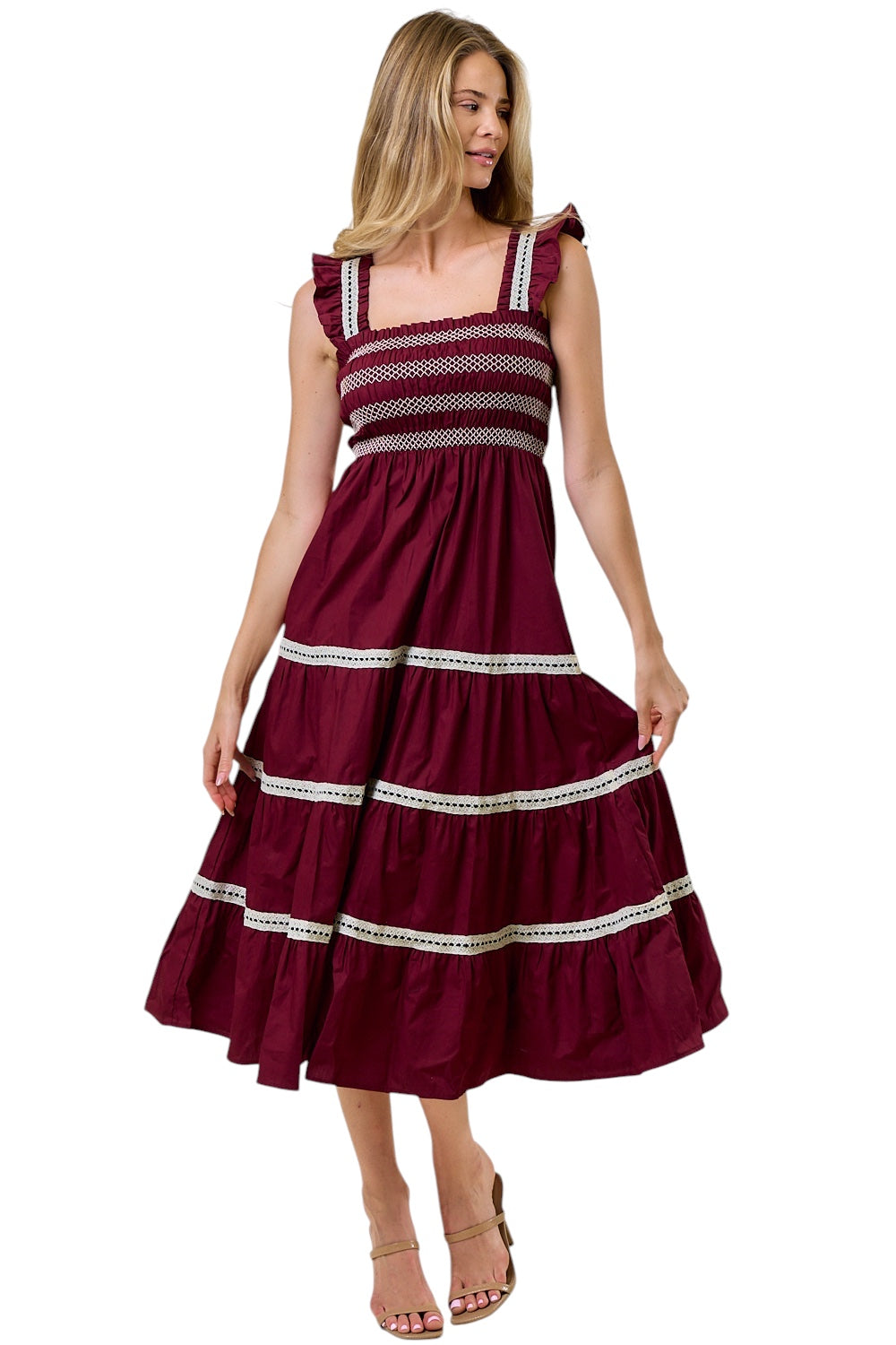 Seltsam Tiered Maxi Dress