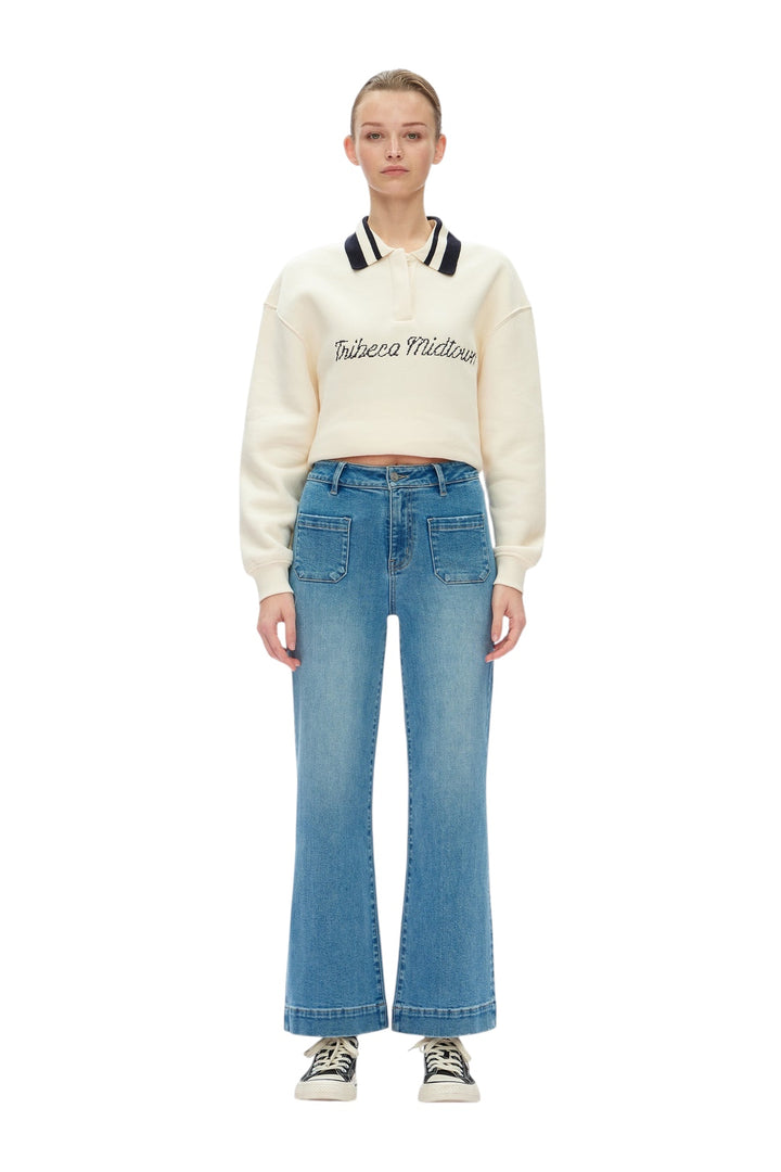 High Rise Wide Leg Bayeas Jeans