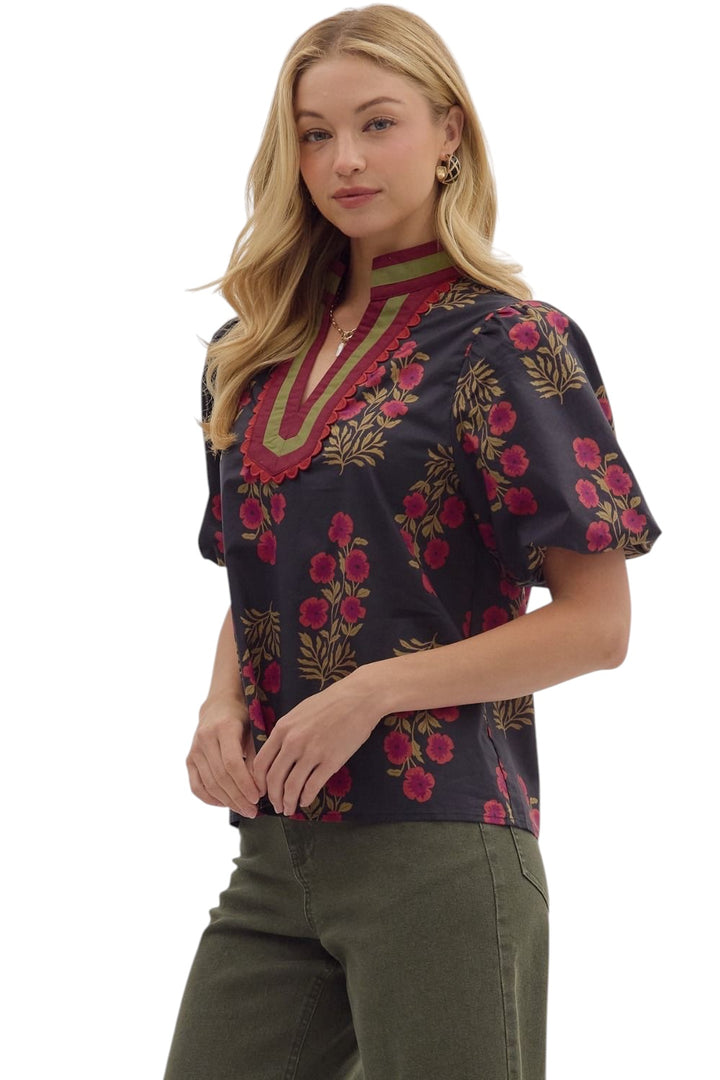 Madden Floral Print Top