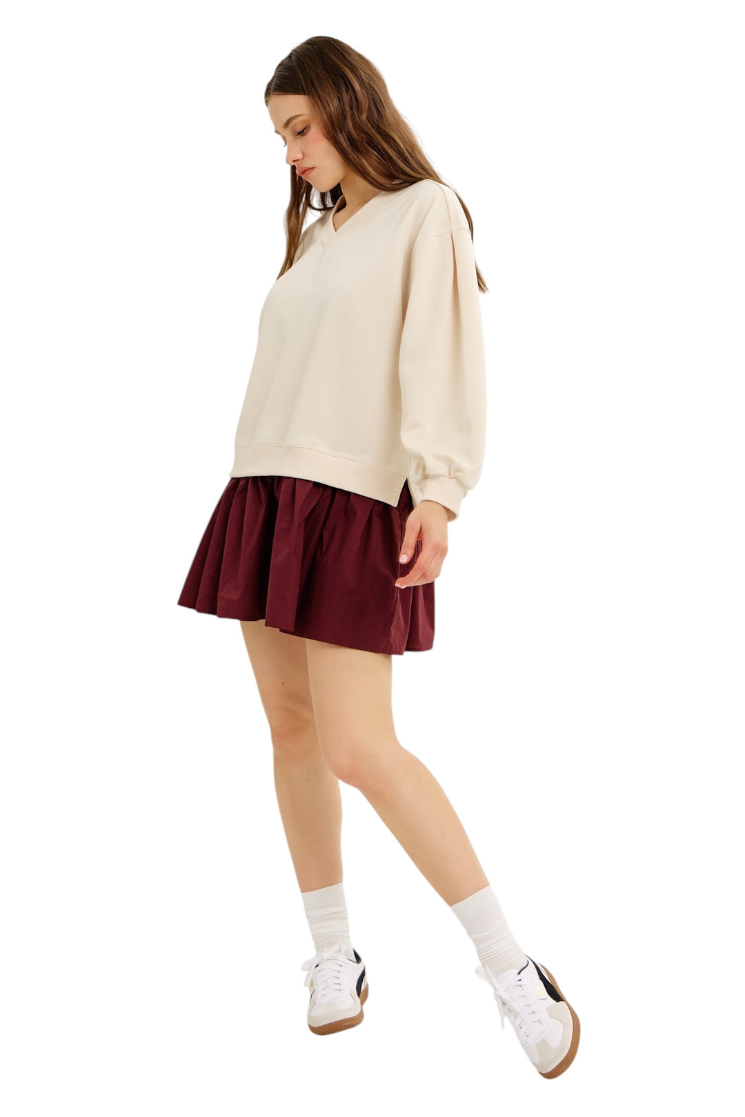 McCarty Mixed Media Mini Dress